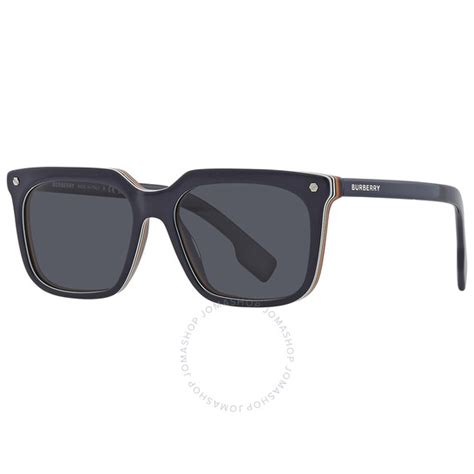 Burberry Carnaby Dark Gray Square Men's Sunglasses BE4337 